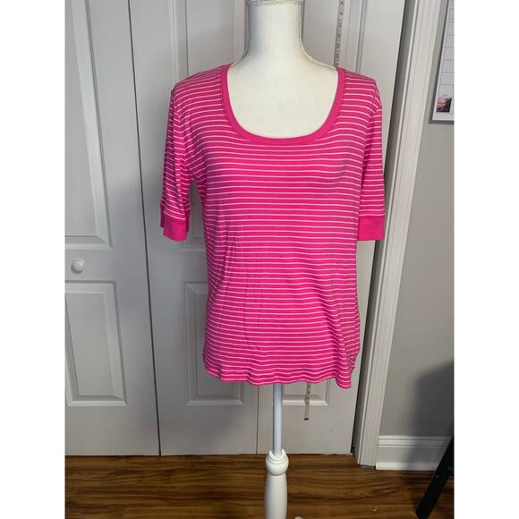 Pink and White Striped shirt - Picture 1 of 3